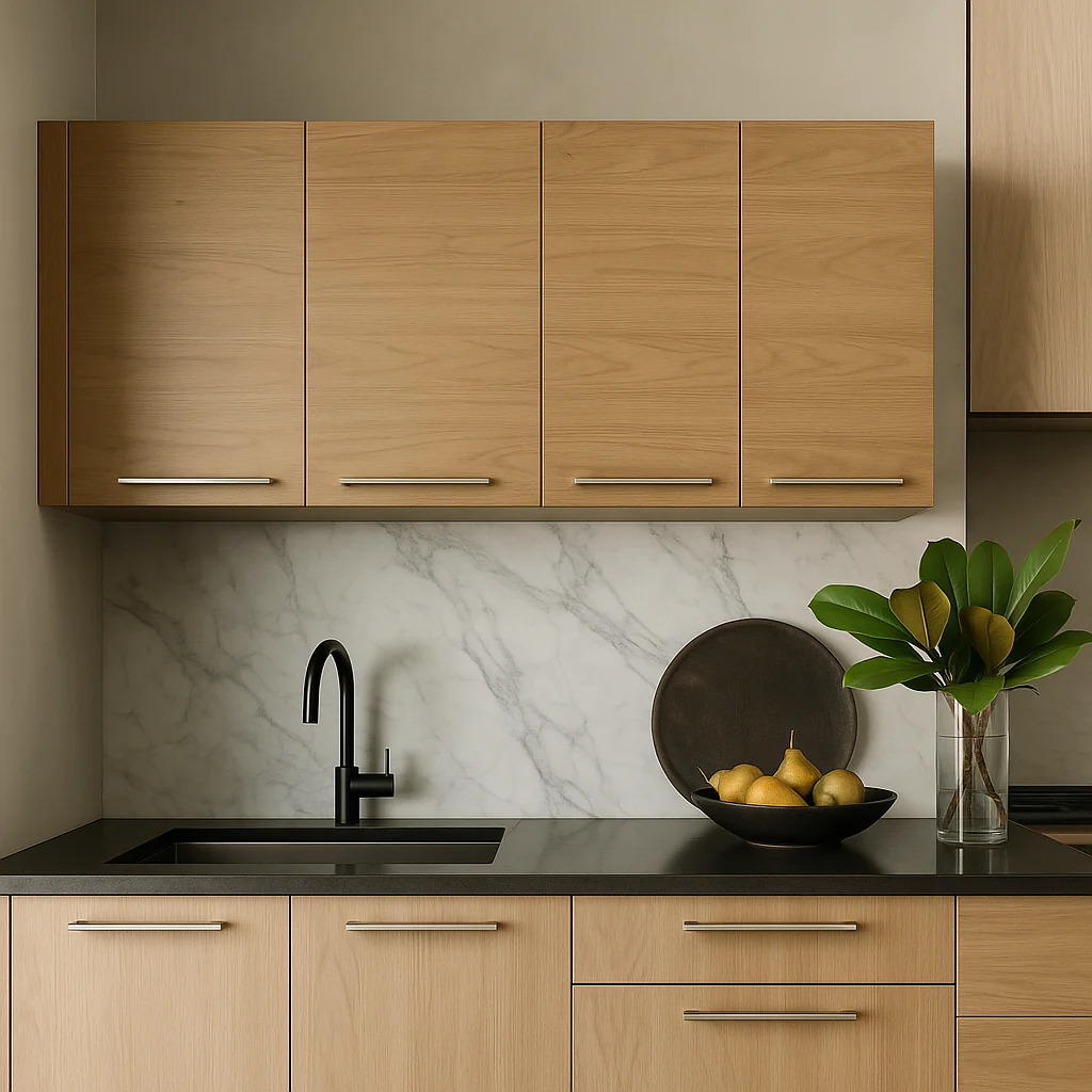 Unbranded Natural Oak Wall Kitchen Cabinet - 47" x 13" x 23" - Image 3