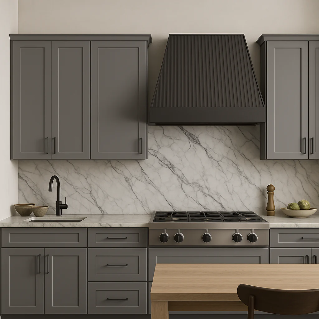 Unbranded Shaker Graystone Wall Kitchen Cabinet, 15 in. W x 12 in. D x 36 in. H - Image 3