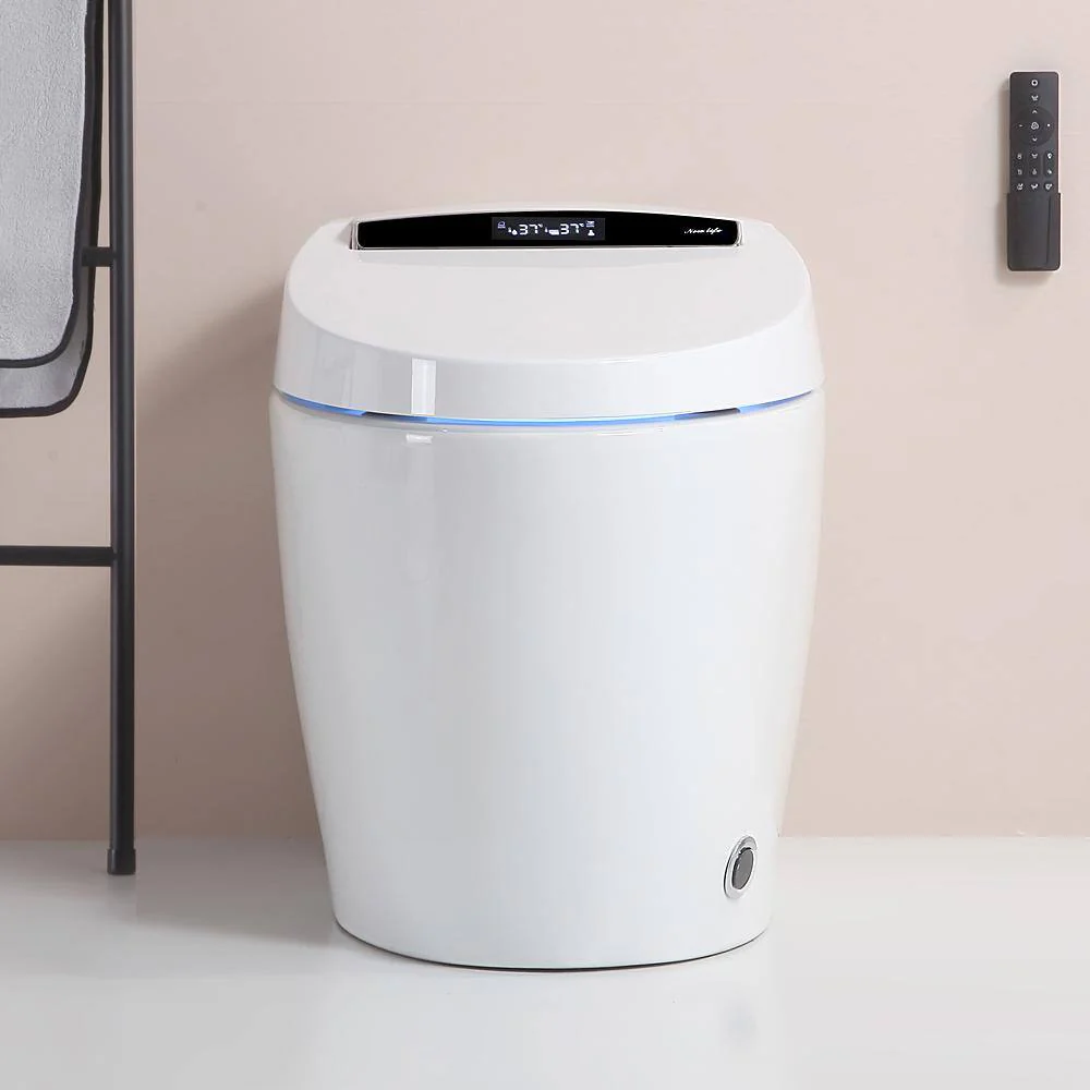 Unbranded Smart Bidet Toilet with Remote Control and Deodorizing Features - White - Image 6