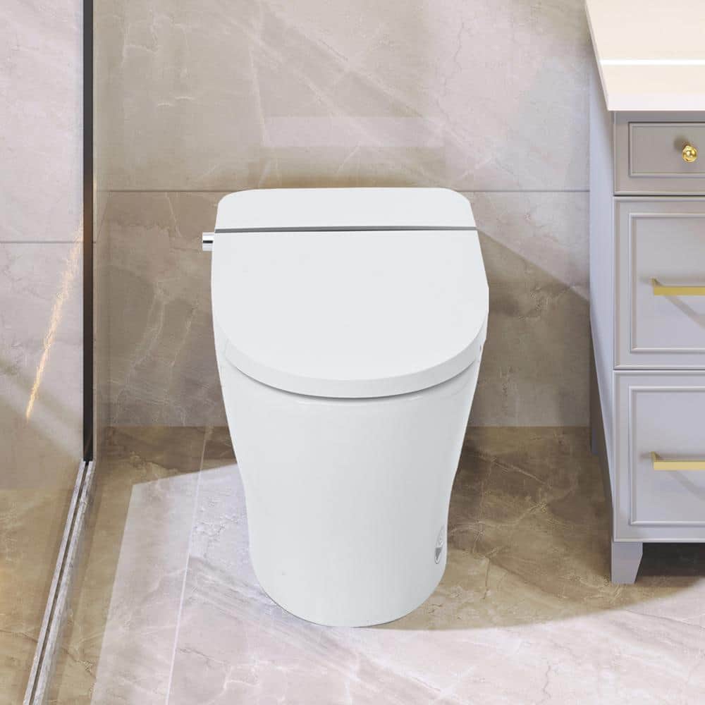 Unbranded Smart Round Toilet with Heated Seat & Foot Sensor Flush - Image 4