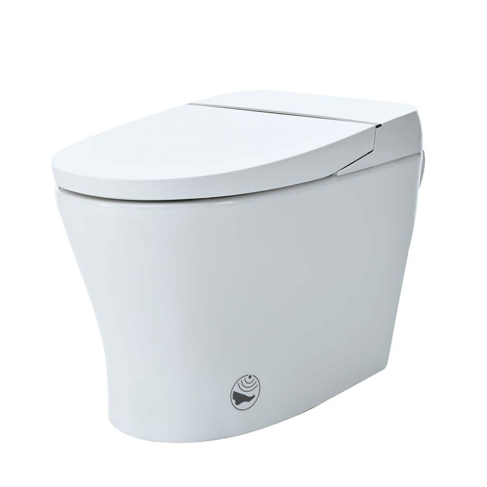 Unbranded Smart Round Toilet with Heated Seat & LED Light