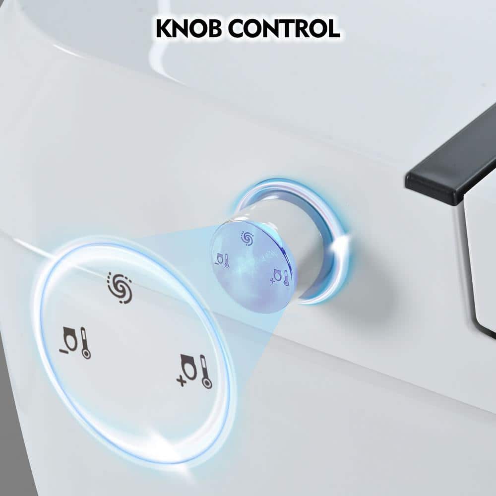 Unbranded Smart Round Toilet with Heated Seat & LED Light - Image 8