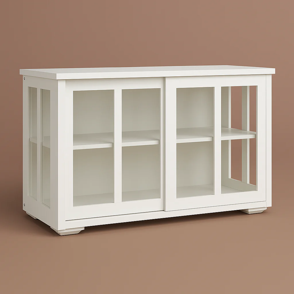 Unbranded White MDF Kitchen Base Cabinet - Ready to Assemble