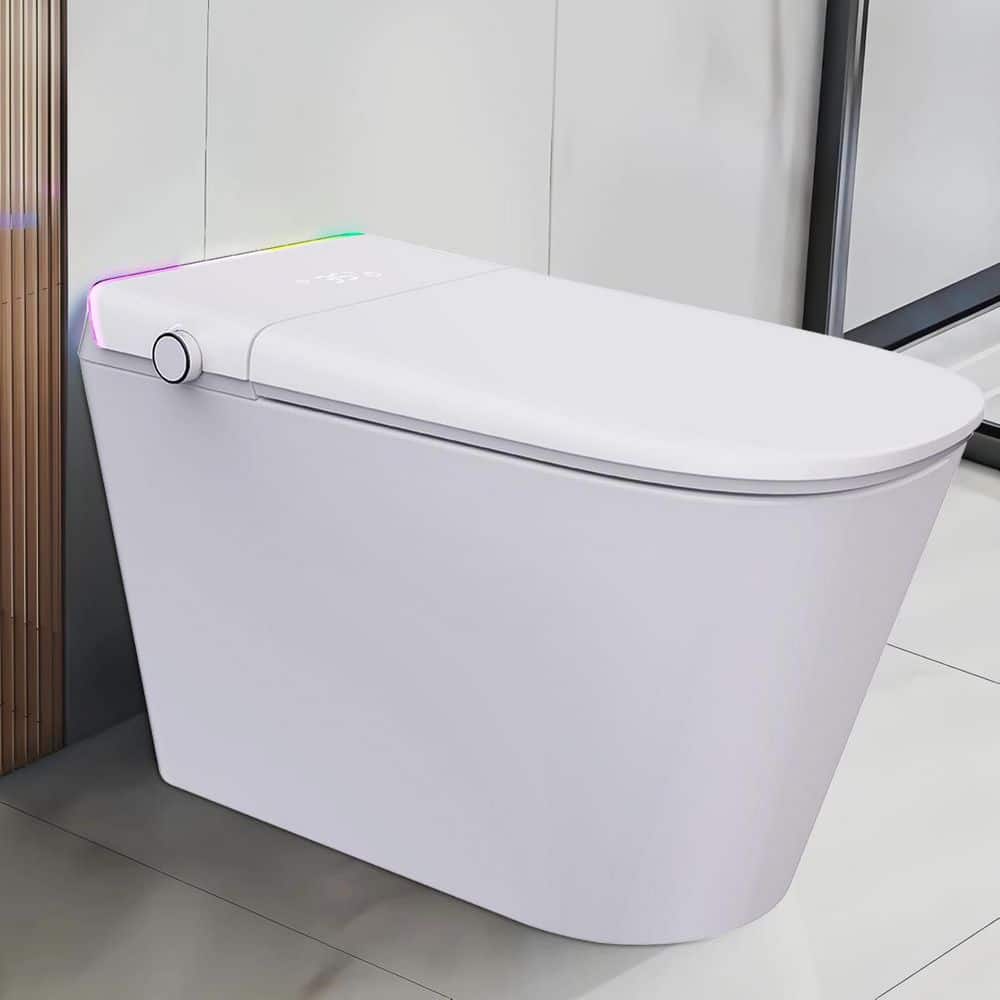 UPIKER 12" 1-piece Smart Elongated Toilet with Heated Seat and Auto Flush - Image 3