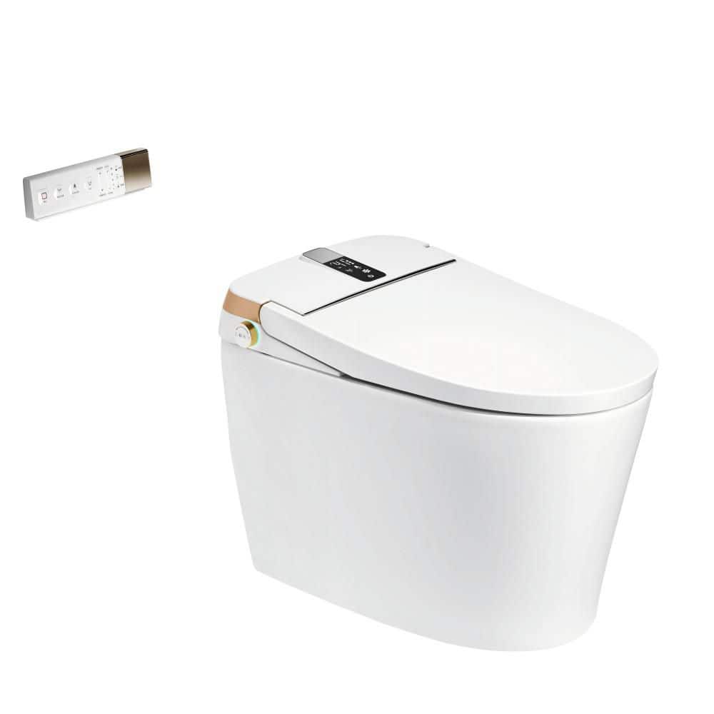 UPIKER 12-in-1 Smart Elongated Bidet Toilet with Heated Seat and Auto Flush