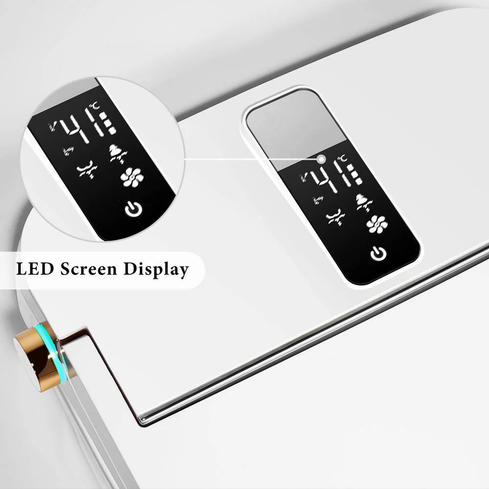 UPIKER 12-in-1 Smart Elongated Bidet Toilet with Heated Seat and Auto Flush - Image 4