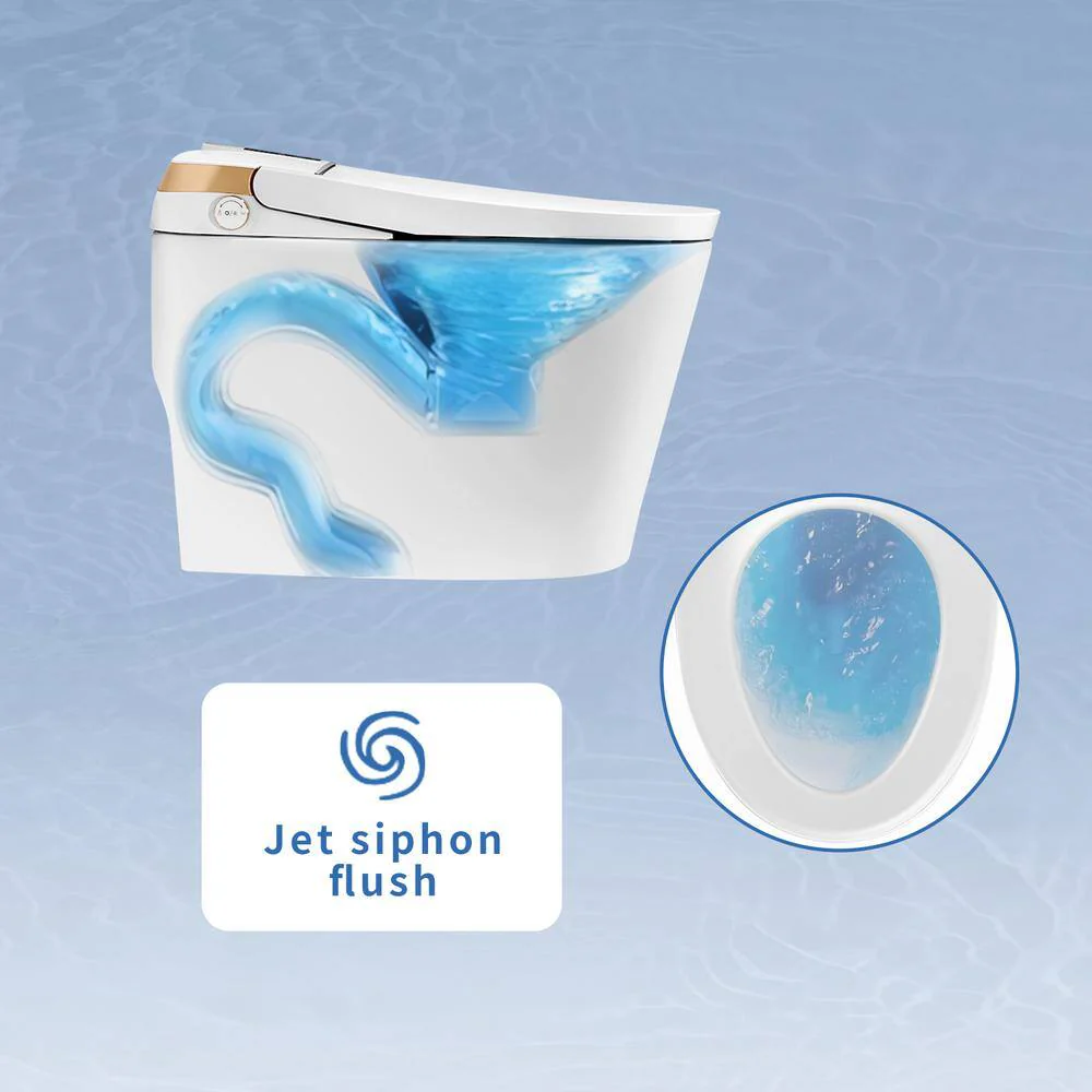 UPIKER 12-in-1 Smart Elongated Bidet Toilet with Heated Seat and Auto Flush - Image 9
