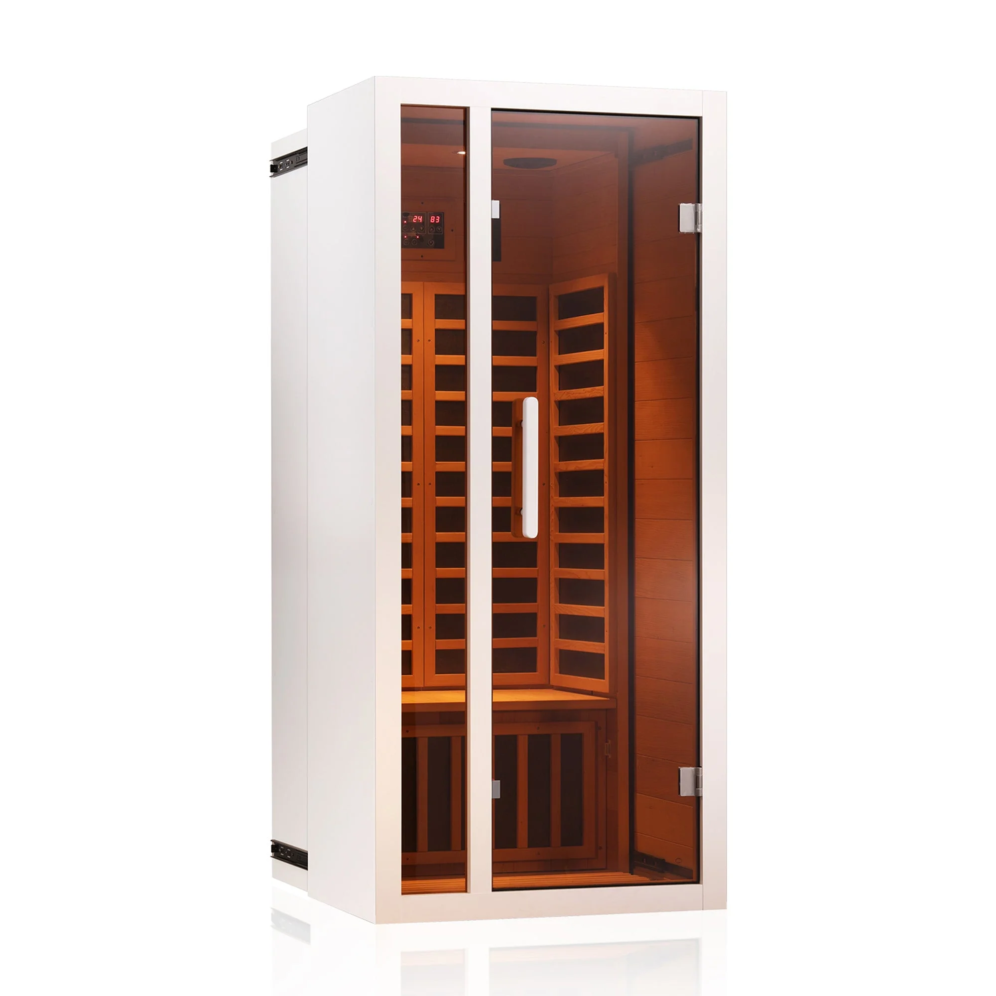 Vanity Art 1-Person Extendable Indoor FAR Infrared Sauna, Bluetooth-Compatible, 6 Carbon Heaters - Image 6