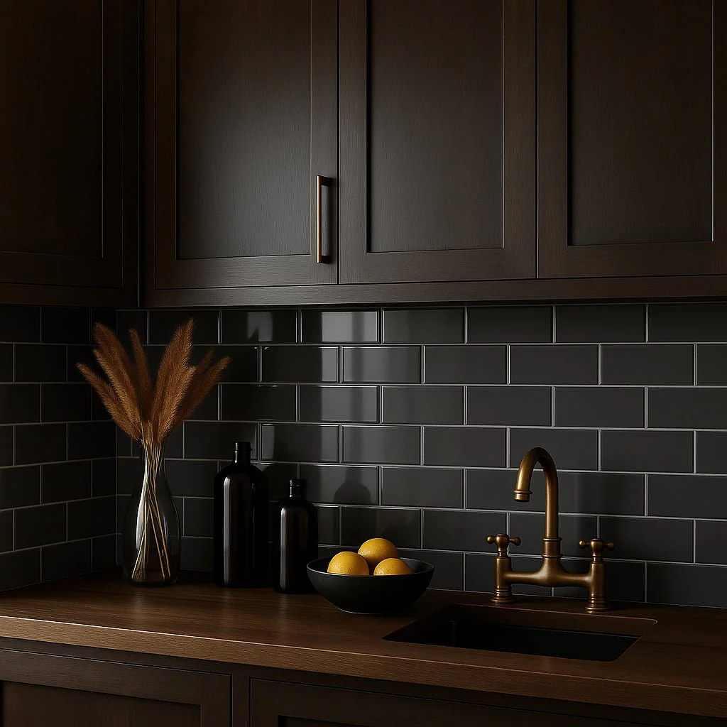Vector Antracita Gray Polished Ceramic Subway Tile 4x8 - Image 10