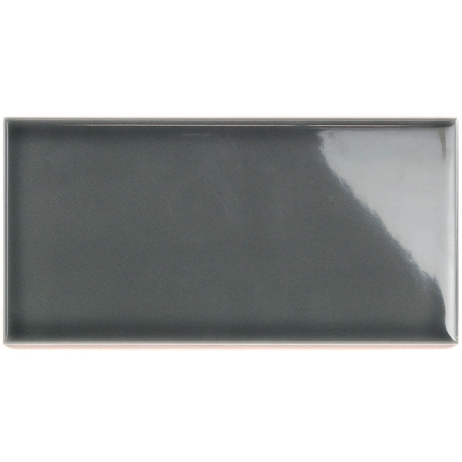 Vector Antracita Gray Polished Ceramic Subway Tile 4x8 - Image 3
