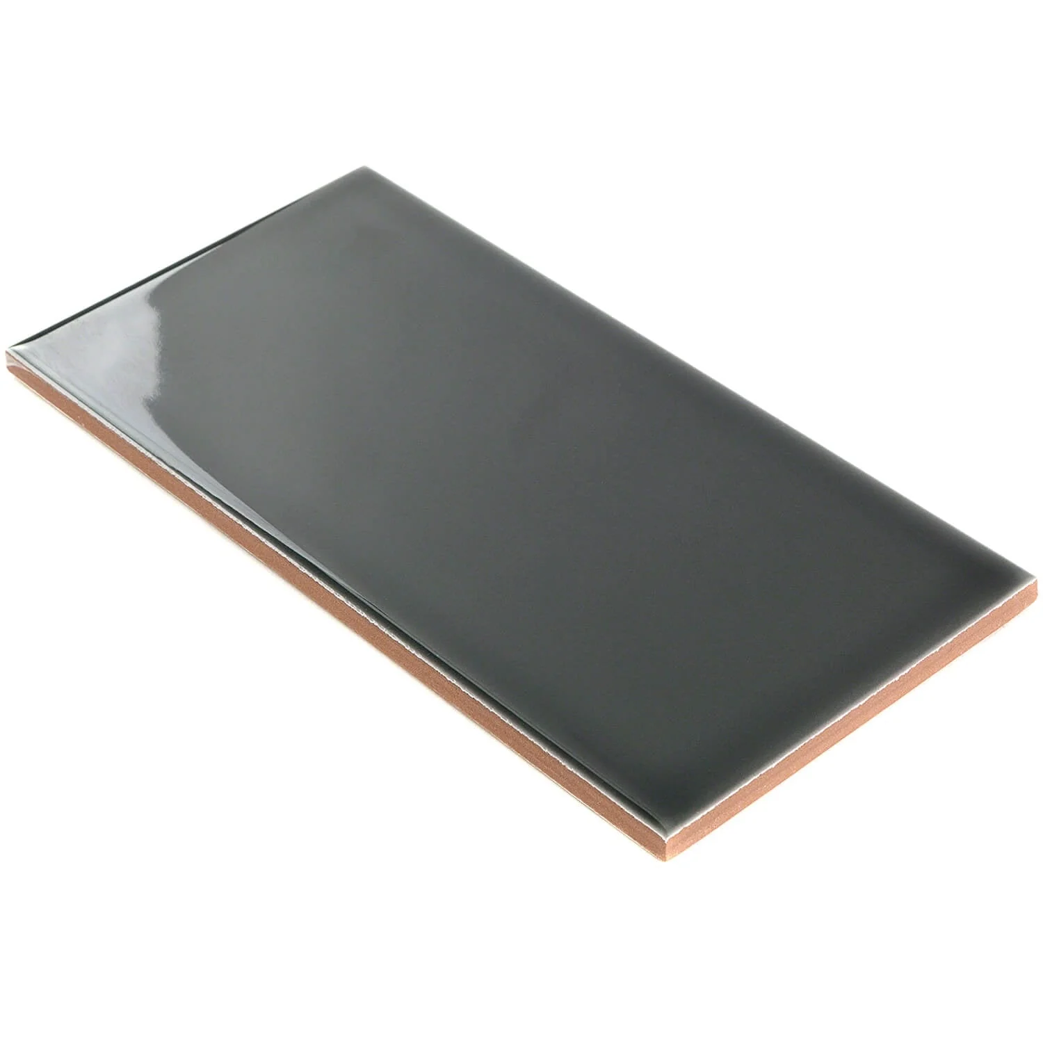Vector Antracita Gray Polished Ceramic Subway Tile 4x8 - Image 4