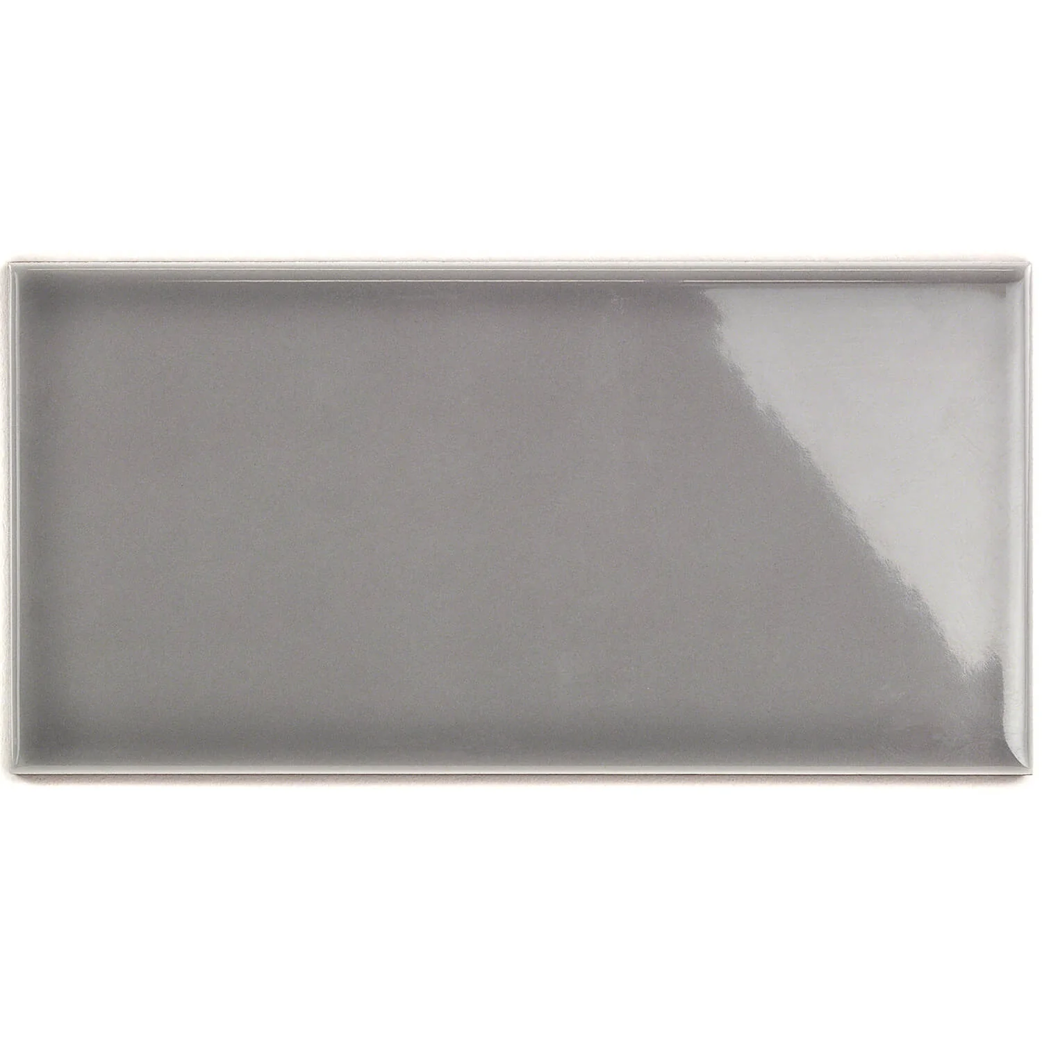 Vector Gris Gray 4x8 Polished Ceramic Subway Tile - Image 3