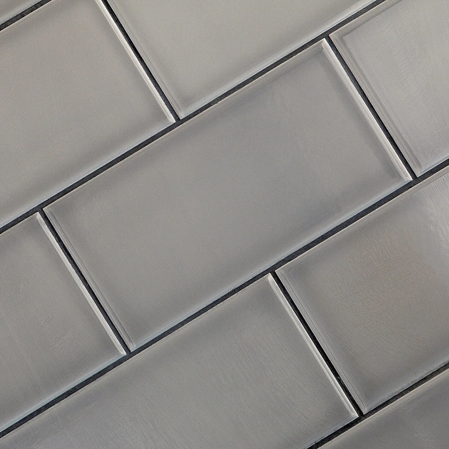 Vector Gris Gray Polished Ceramic Subway Tile - 4x8 - Image 6