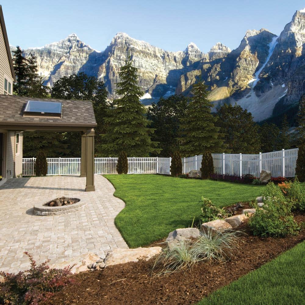 Veranda Pro Series 4x4x8 White Vinyl Lafayette Corner Fence Post - Image 2