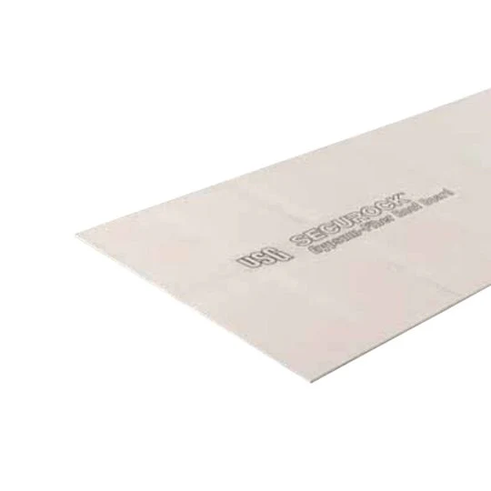 Versico USG Securock Gypsum-Fiber Roof Board, 3/8 in, 4 ft x 4 ft