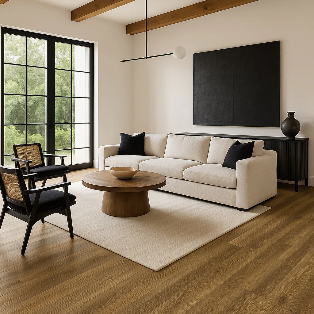 VERT HAUS Autumn Greige Oak Waterproof Hybrid Resilient Flooring - 27 sq. ft./Case - Image 2