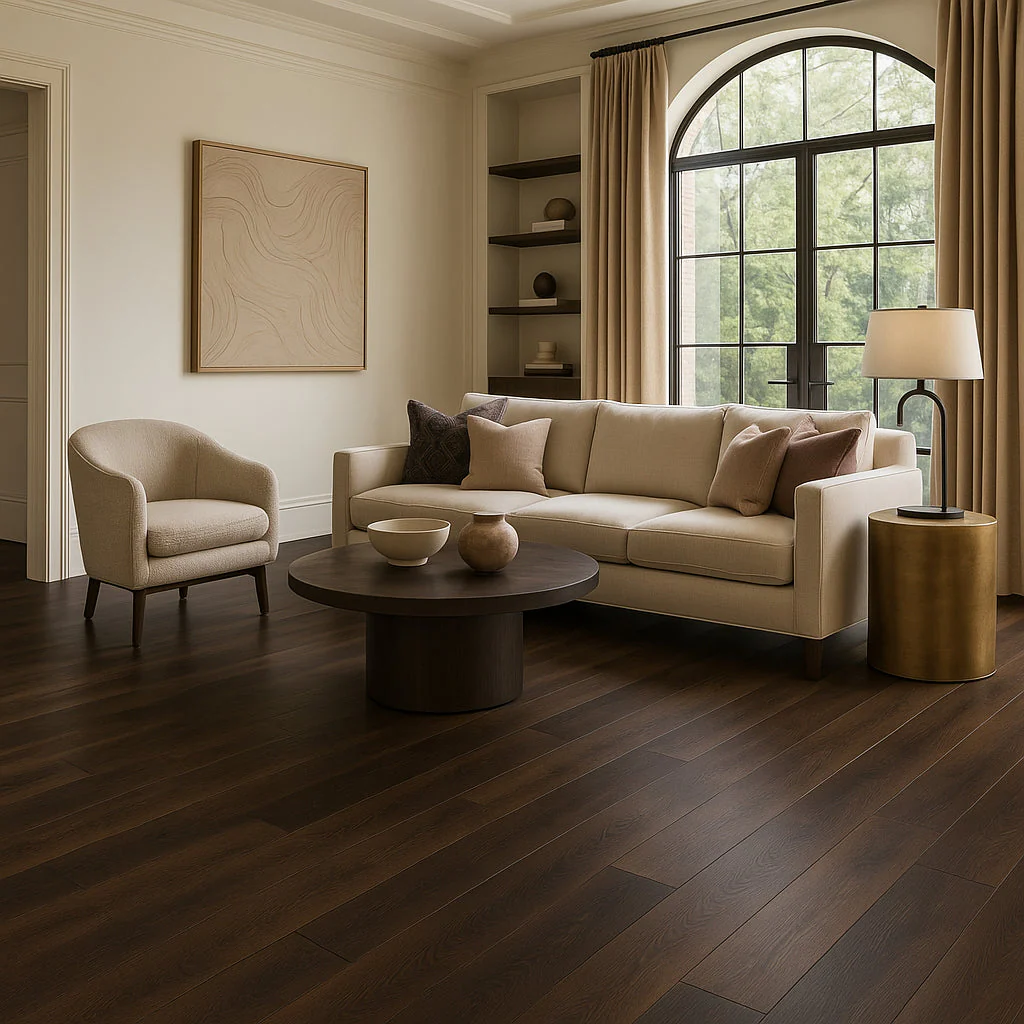 VERT HAUS Dark Roast Oak Waterproof Hybrid Resilient Flooring - 27 sq. ft./Case - Image 3
