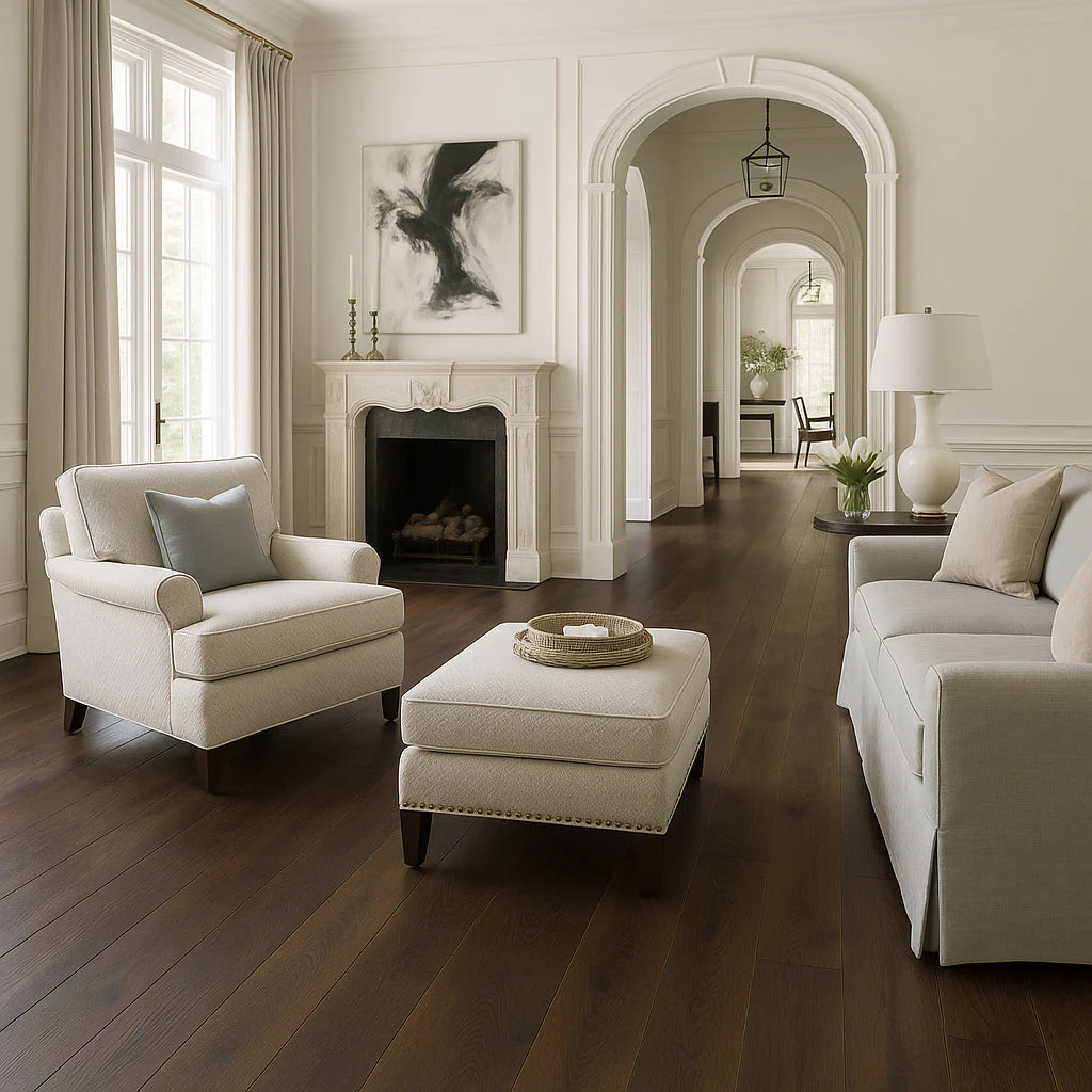 VERT HAUS Dark Roast Oak Waterproof Hybrid Resilient Flooring - 27 sq. ft./Case - Image 4