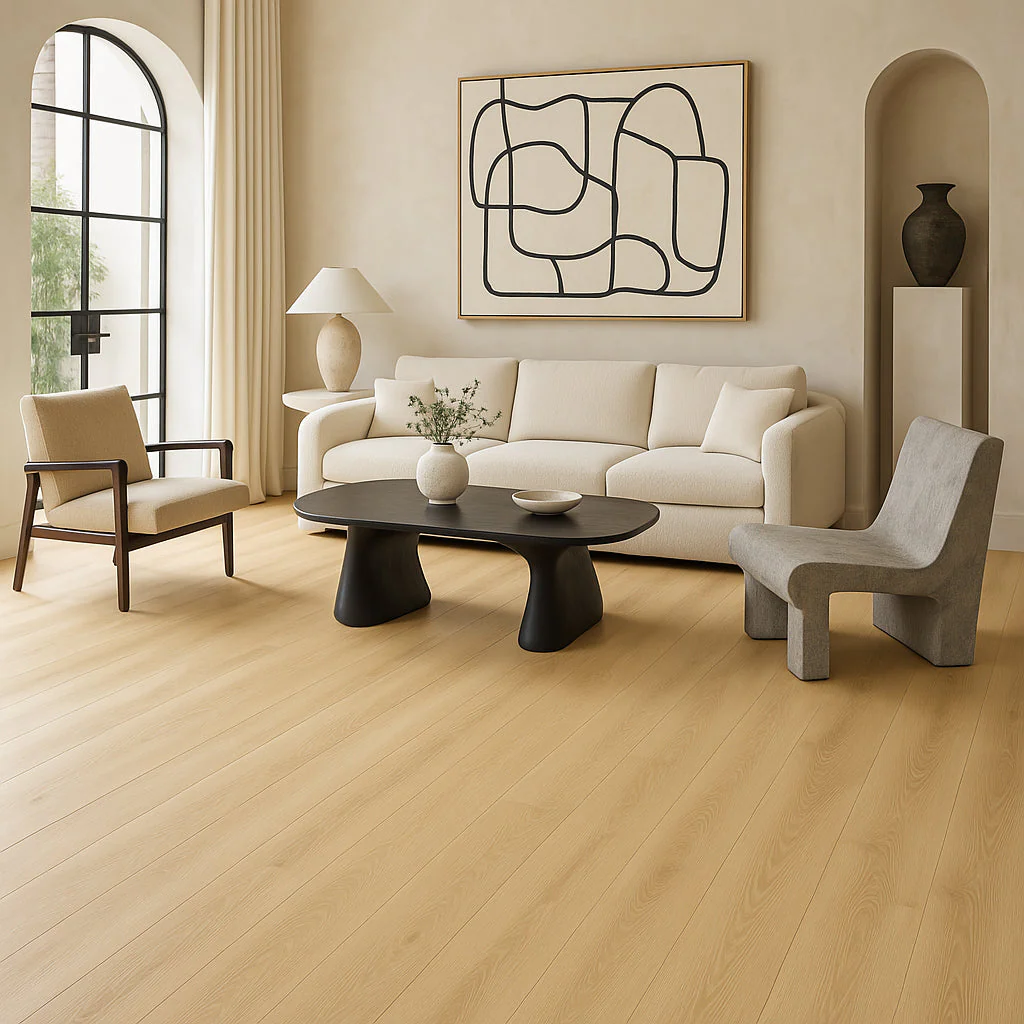 VERT HAUS Raw Linen Oak Waterproof Hybrid Resilient Flooring - 27 sq. ft./Case - Image 4