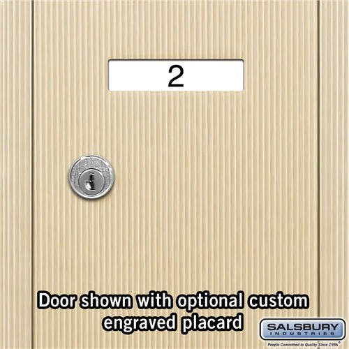 Vertical Mailbox with 5 Compartments - Sandstone - Recessed Mounted - Private Access - Image 4