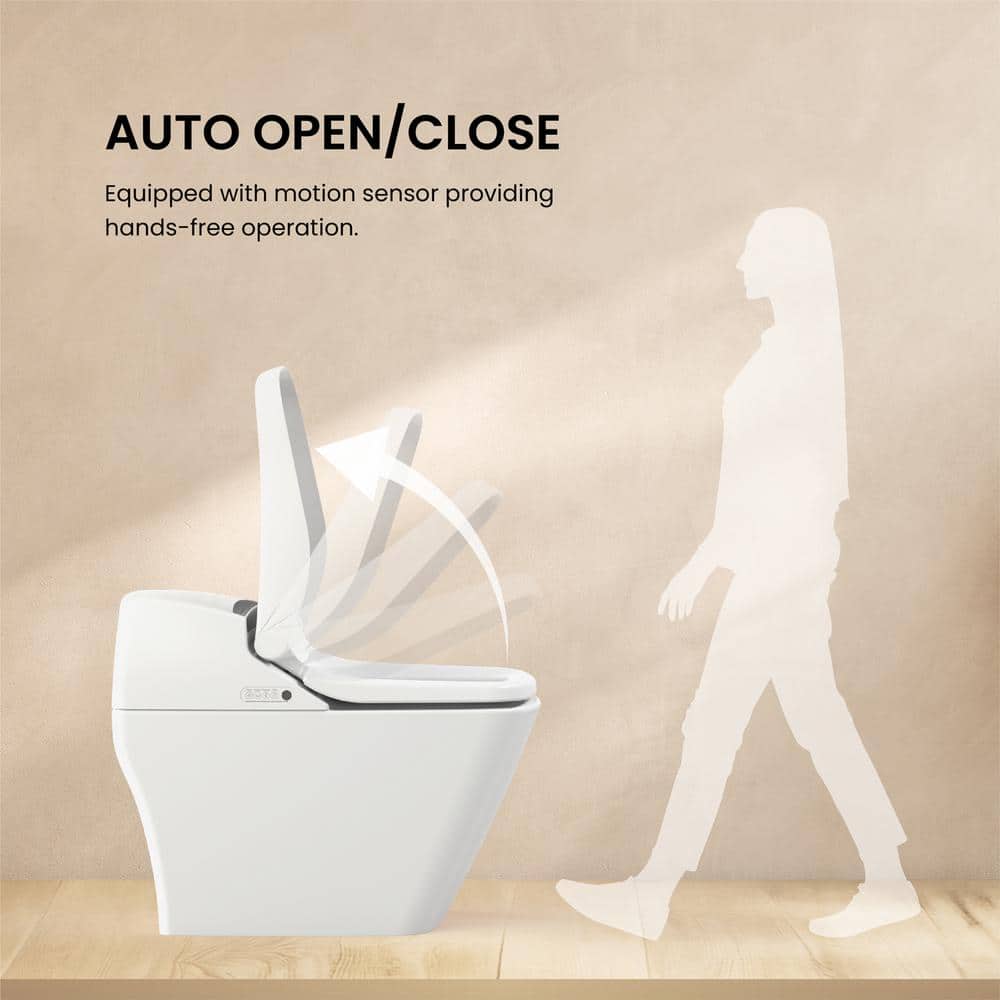 VOVO Stylement Tankless Smart One-Piece Bidet Toilet - Auto Open & Flush - Image 5