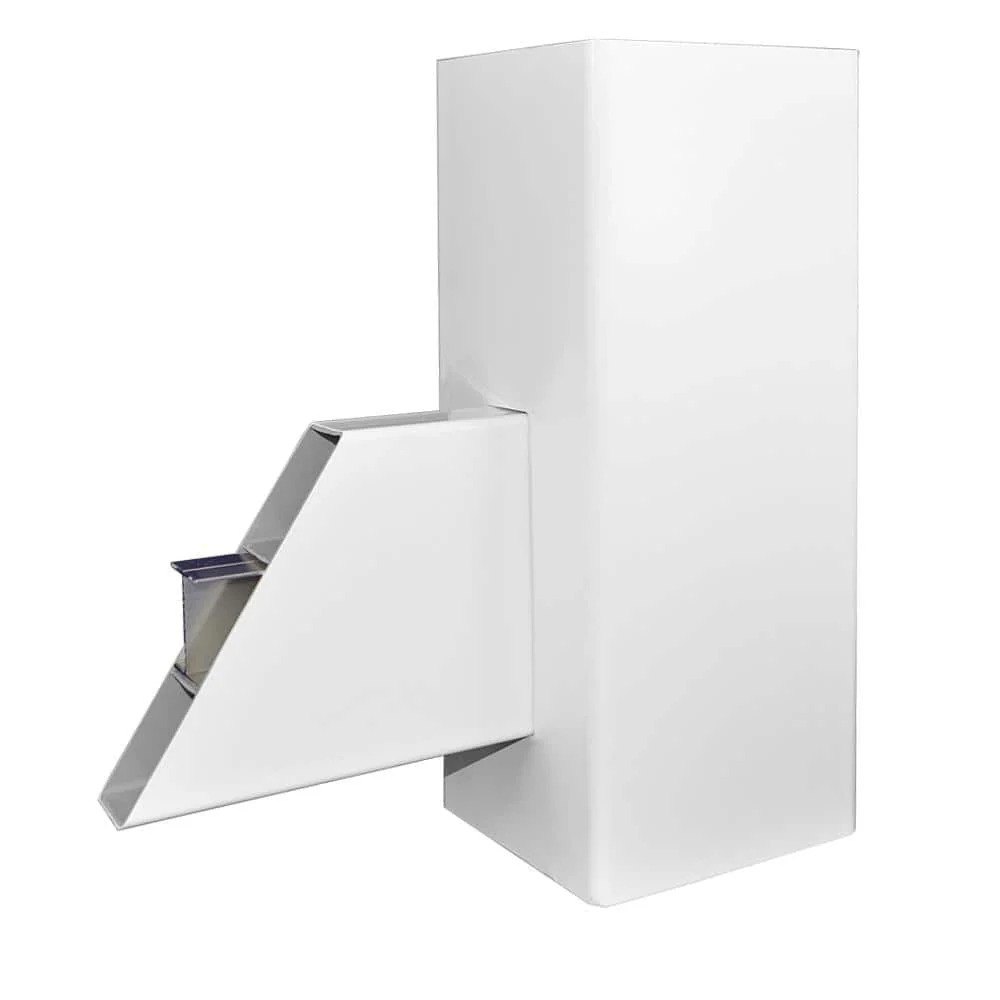 Weatherables Calgary 5.4 ft. x 7 ft. White Vinyl Privacy Fence Gate Kit - Image 3