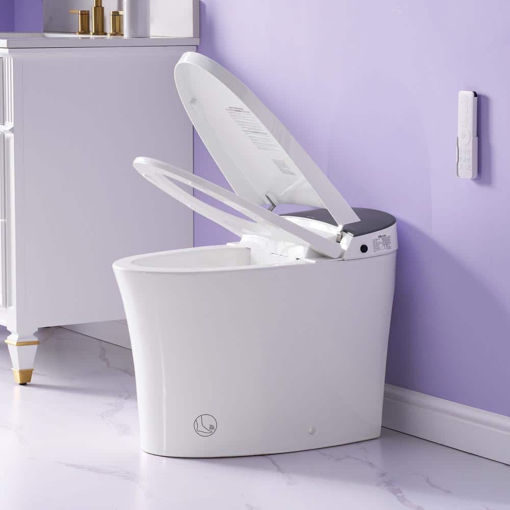 WELLFOR ARLO ADA Elongated LED Smart Bidet Toilet with Auto Open/Close/Flush - Image 2
