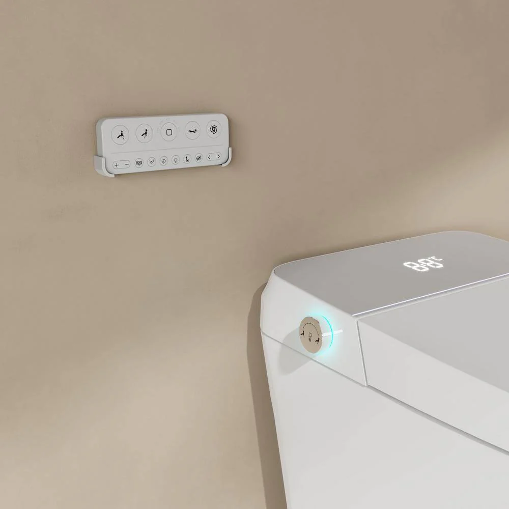 WELLFOR Dual Flush Smart Bidet Toilet with Auto Flush and Heated Seat - Image 7
