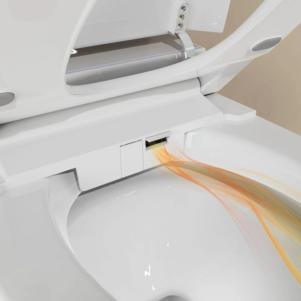 WELLFOR Dual Flush Smart Bidet Toilet with Auto Flush and Heated Seat - Image 8