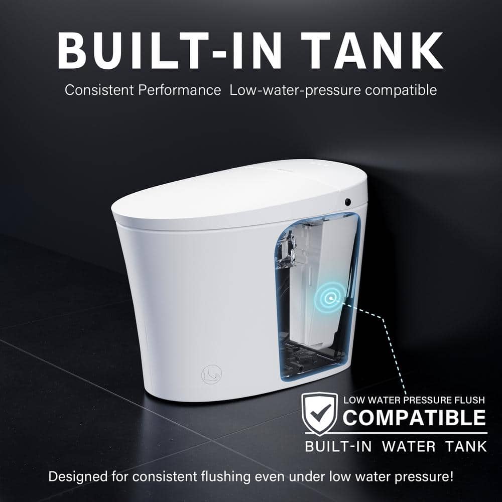 WELLFOR ELARA Smart Bidet Toilet with Built-in Tank and Auto Flush - Image 4