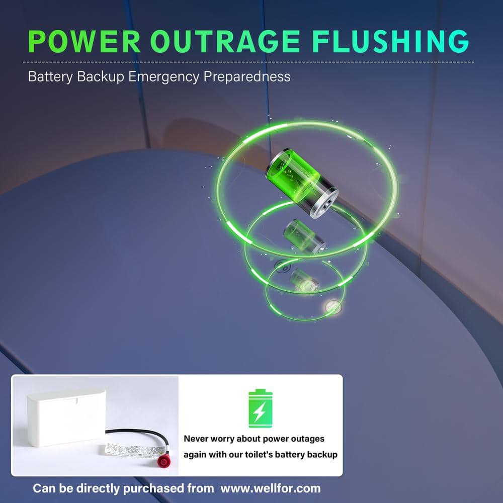 WELLFOR ELARA Smart Bidet Toilet with Built-in Tank and Auto Flush - Image 5