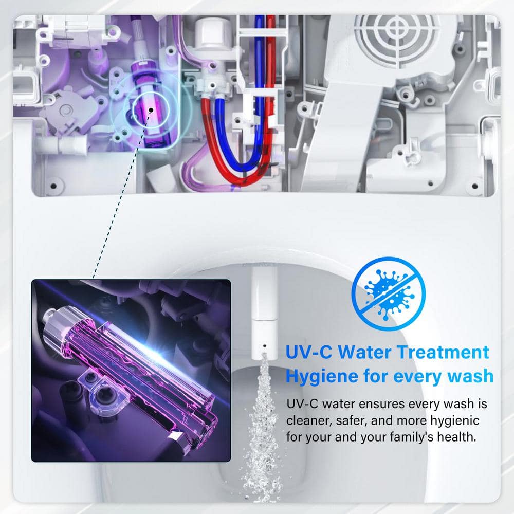 WELLFOR ELARA Smart Bidet Toilet with Built-in Tank and Auto Flush - Image 9