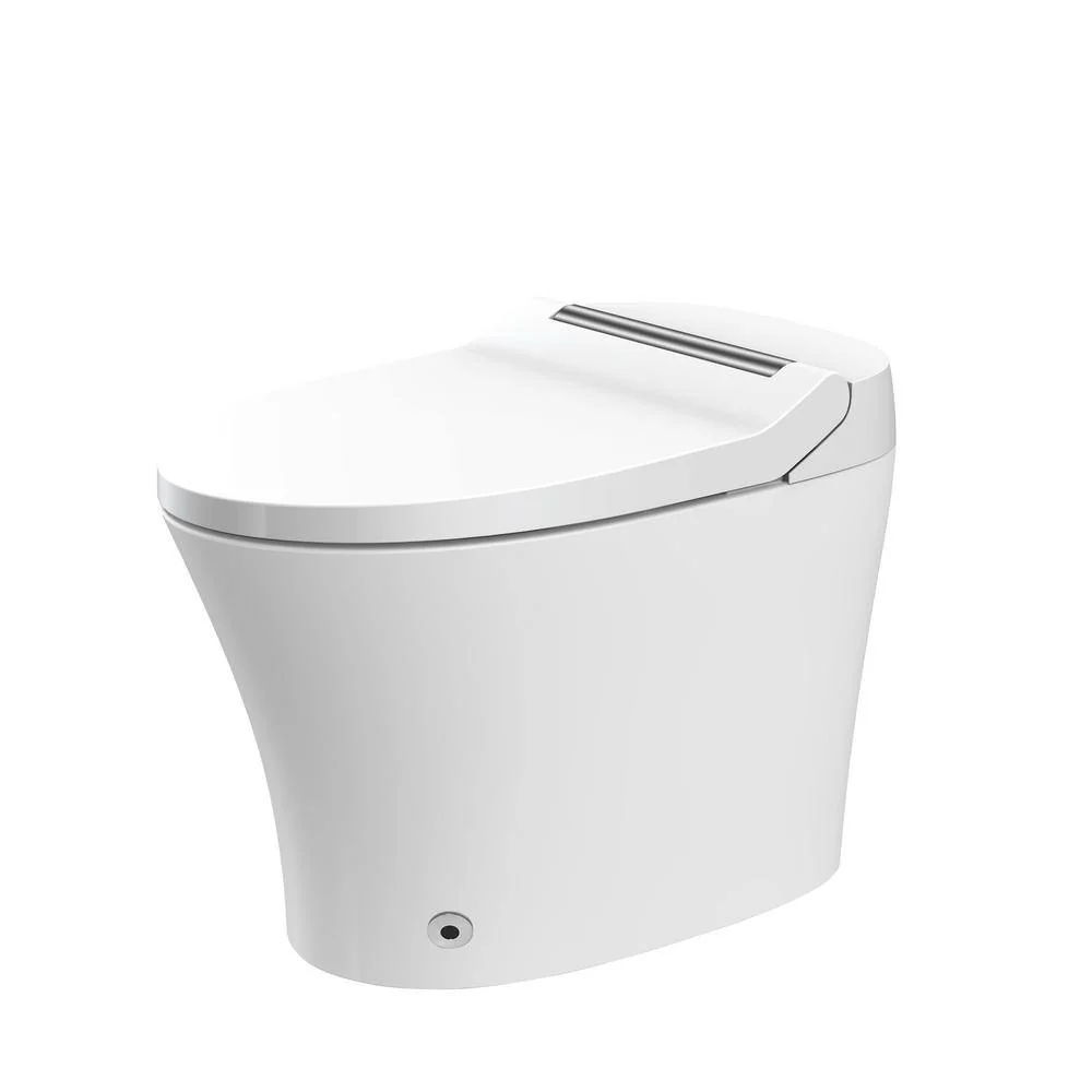 WELLFOR Elongated Smart Bidet Toilet 1.28 GPF with Heated Seat & Auto Flush