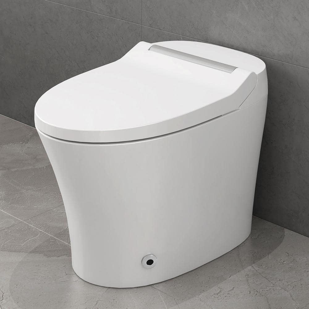 WELLFOR Elongated Smart Bidet Toilet 1.28 GPF with Heated Seat & Auto Flush - Image 2