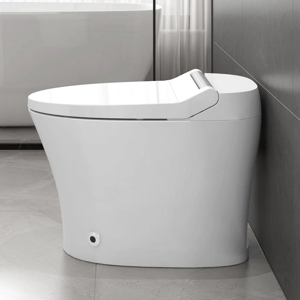 WELLFOR Elongated Smart Bidet Toilet 1.28 GPF with Heated Seat & Auto Flush - Image 4