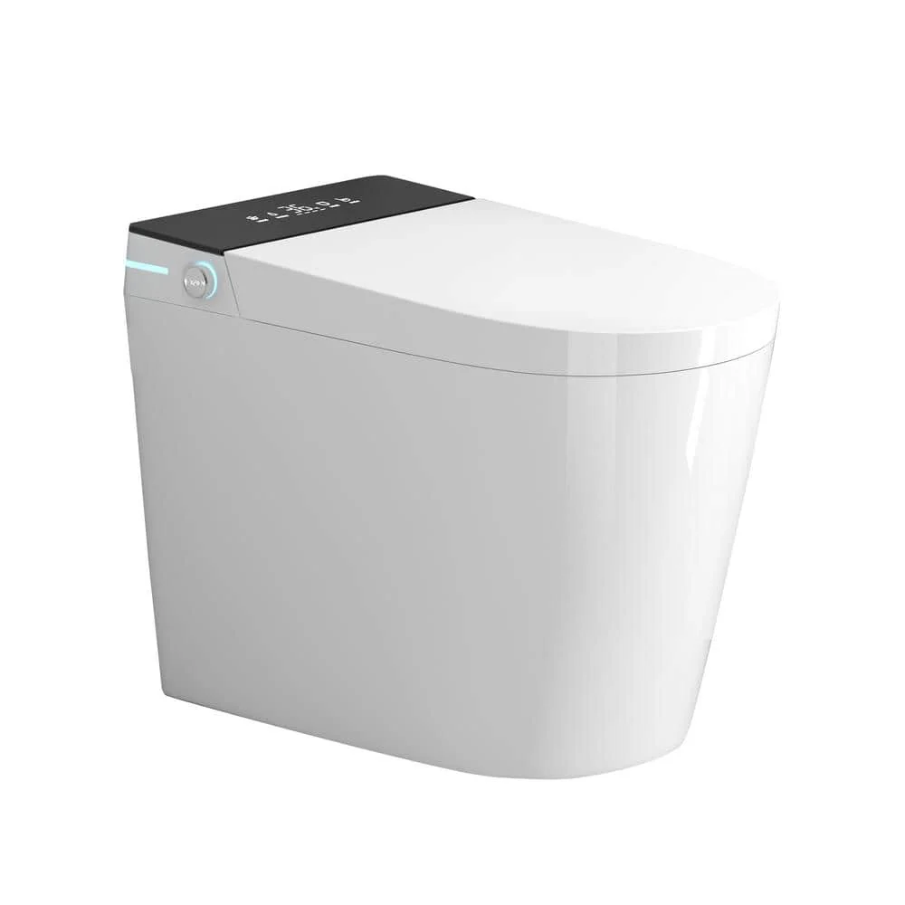 WELLFOR Elongated Smart Bidet Toilet with Auto Features and Heated Seat