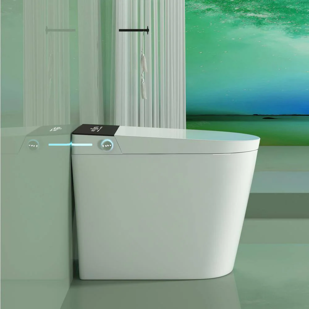 WELLFOR Elongated Smart Bidet Toilet with Auto Features and Heated Seat - Image 2