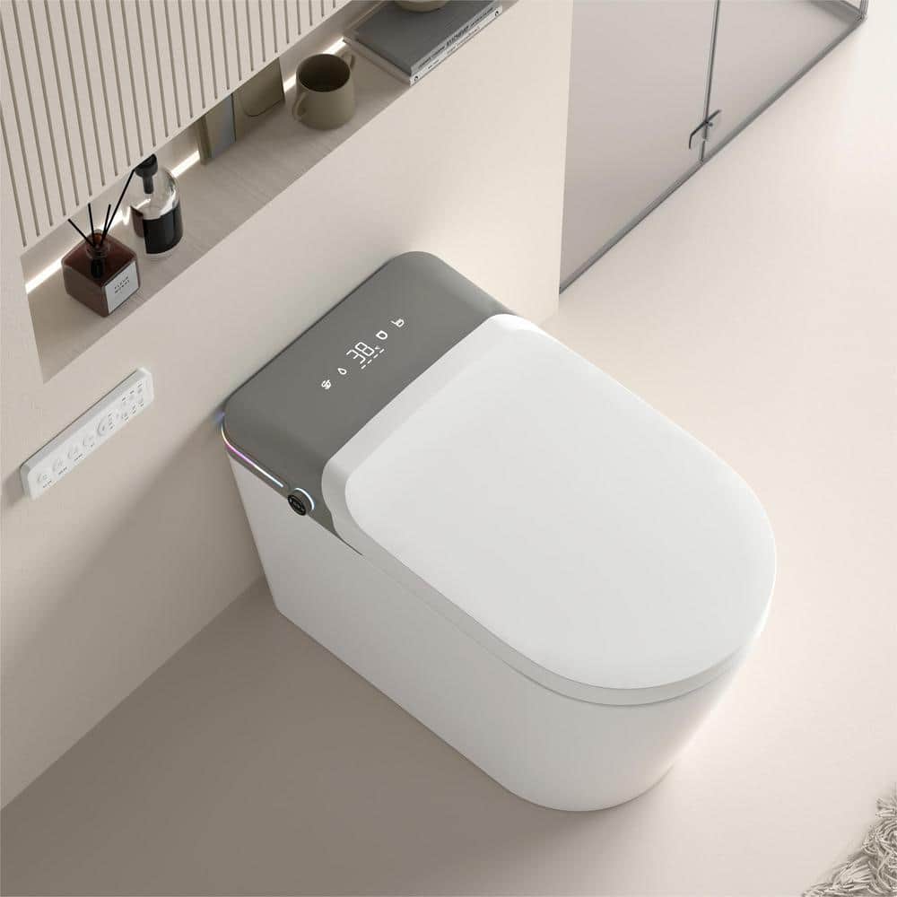 WELLFOR Elongated Smart Bidet Toilet with Automatic Features - Image 3