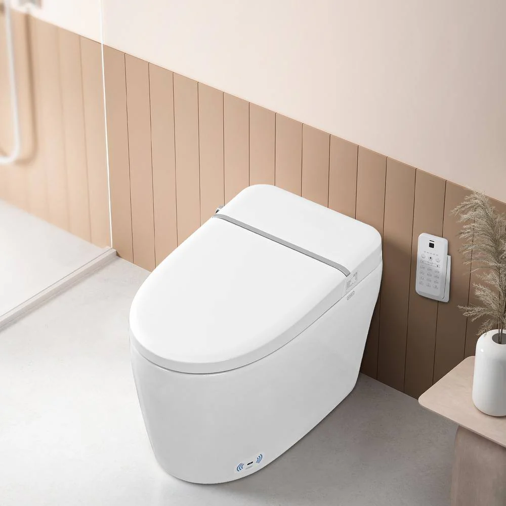 WELLFOR Elongated Smart Bidet Toilet with Foot Sensor and Heated Seat - Image 2