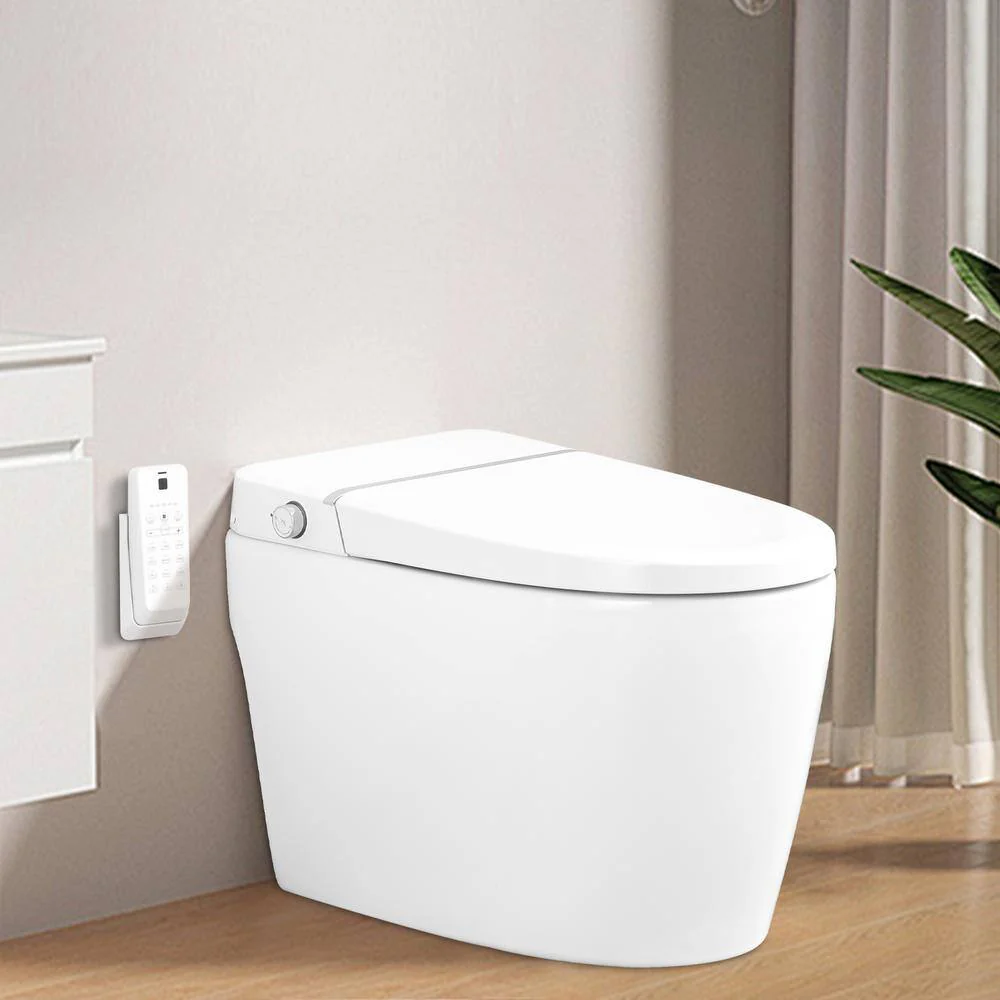 WELLFOR Elongated Smart Bidet Toilet with Foot Sensor and Heated Seat - Image 3