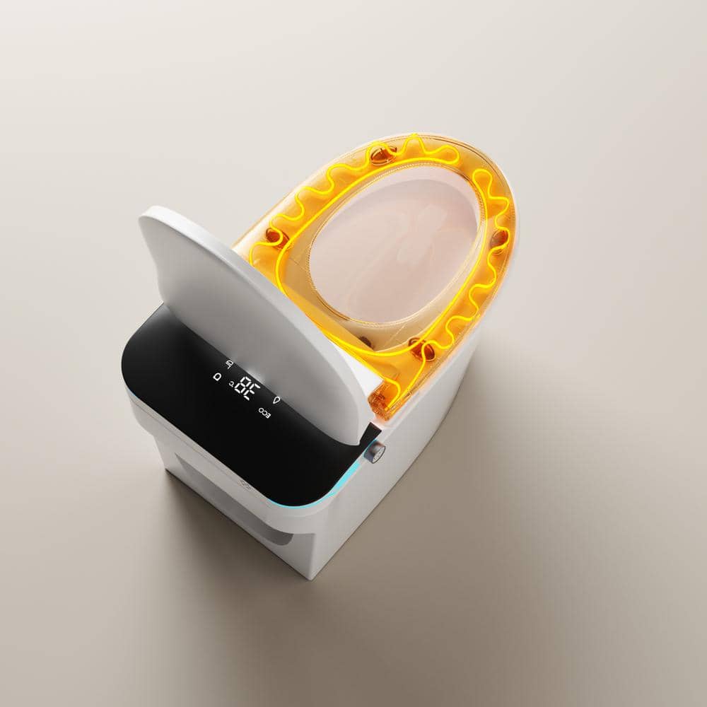 WELLFOR Elongated Smart Bidet Toilet with Voice Control and Bubble Shield - Image 4