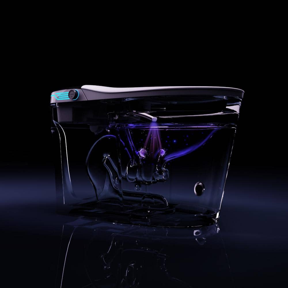 WELLFOR Elongated Smart Bidet Toilet with Voice Control and Bubble Shield - Image 5
