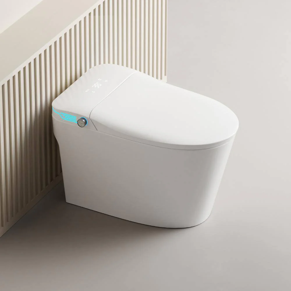 WELLFOR Elongated Smart Bidet Toilet with Voice Control and Heated Seat - Image 2