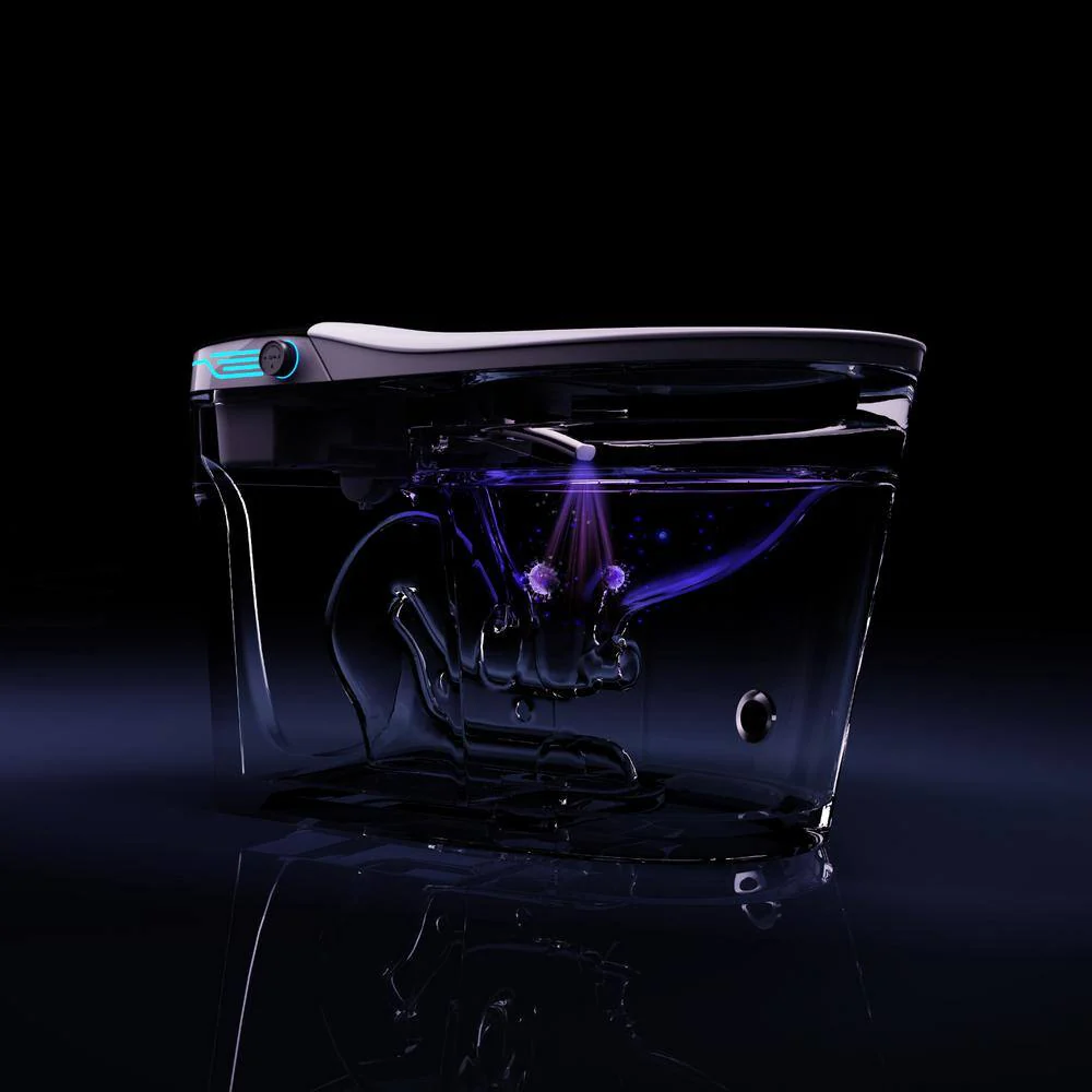 WELLFOR Elongated Smart Bidet Toilet with Voice Control and Heated Seat - Image 3