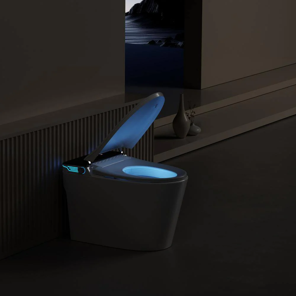 WELLFOR Elongated Smart Bidet Toilet with Voice Control and Heated Seat - Image 5