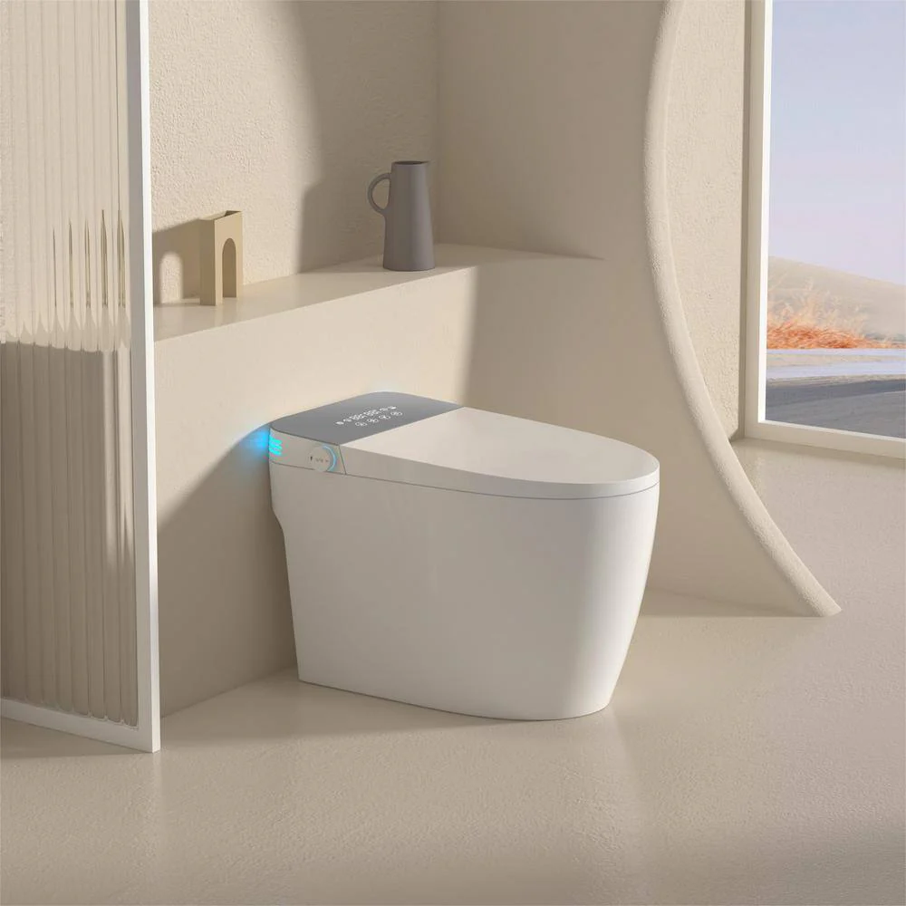 WELLFOR Elongated Smart Bidet Toilet with Voice Control & Heated Seat - Image 3