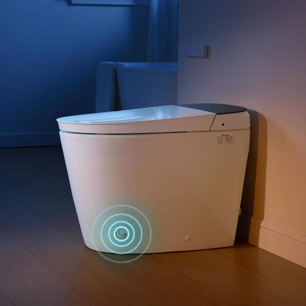 WELLFOR Nova Elongated Built-in Tank Smart Toilet Bidet in White - ADA Compliant, Auto Flush, Energy Efficient - Image 2