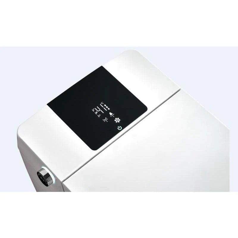 WELLFOR T2 Elongated Bidet Toilet 1.28 GPF White with Nightlight and LED Display - Image 4