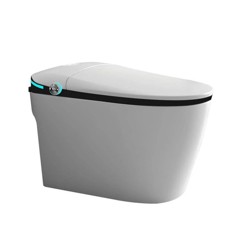 WELLFOR TM-5 Elongated LED Smart Bidet Toilet, Auto Open/Close, Heated Seat, Night Light