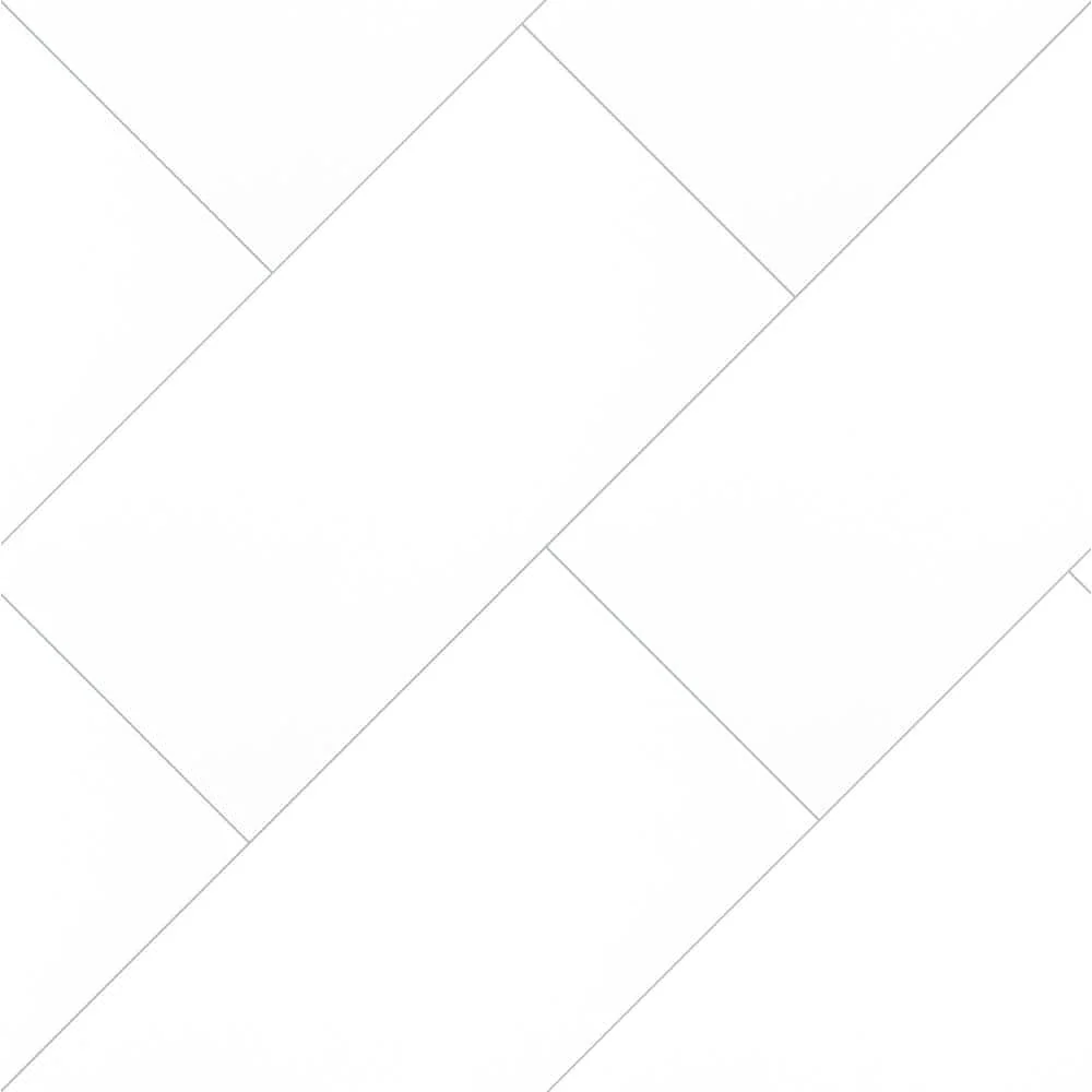 White 12 in. x 24 in. Matte Porcelain Floor and Wall Tile (11.64 sq. ft./Case) - Image 6